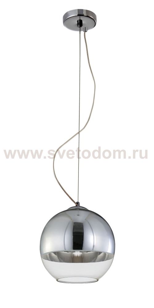 Светильник подвесной Crystal Lux WOODY SP1 D300 CHROME (3361/201)