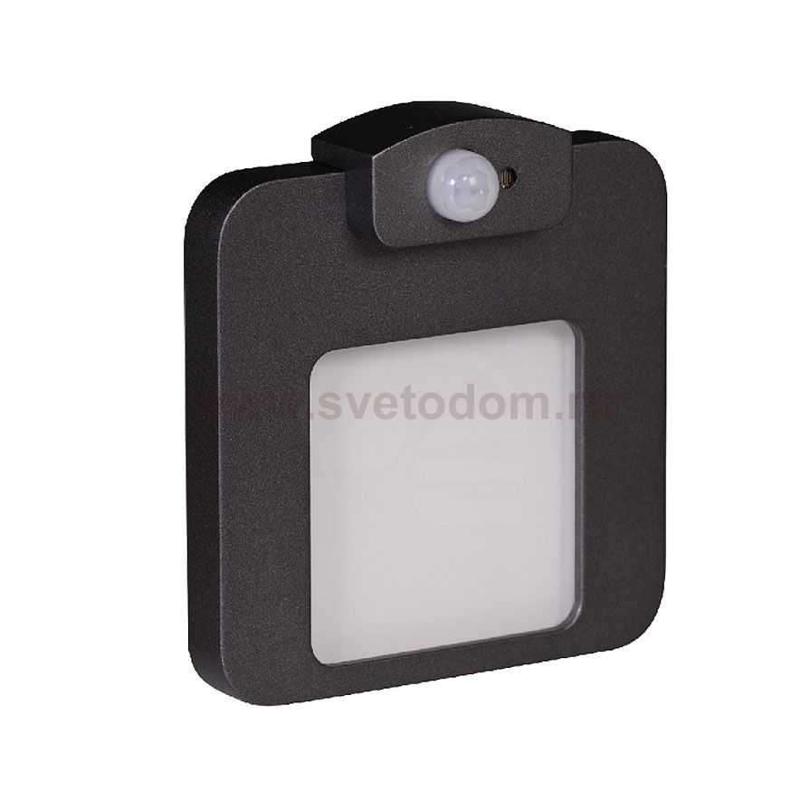 Zamel Светильник MOZA Графит/Хол.бел. в монт.коробку, 14V DC с датчиком движения (01-212-31)