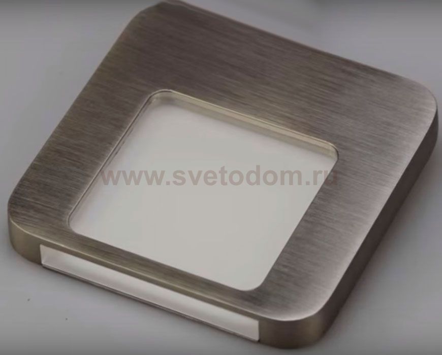 Zamel Светильник MOZA Сталь/Тепл.бел. в монт.коробку, 14V DC с резервным питанием (1.5 часа) (01-213-22)