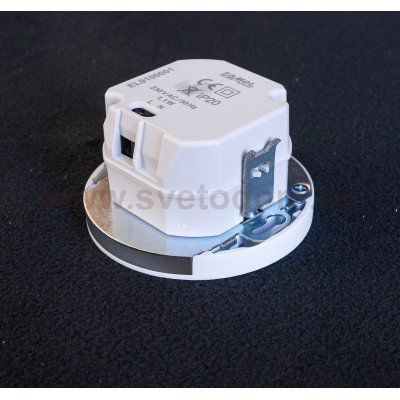 Zamel Светильник MUNA Белый/Тепл.бел. в монт.коробку, 230V AC с датчиком движения  (02-222-52)