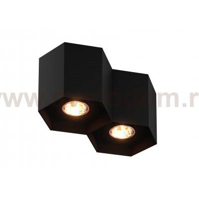 Светильник точечный Zumaline POLYGON CL2 20036-BK (black)