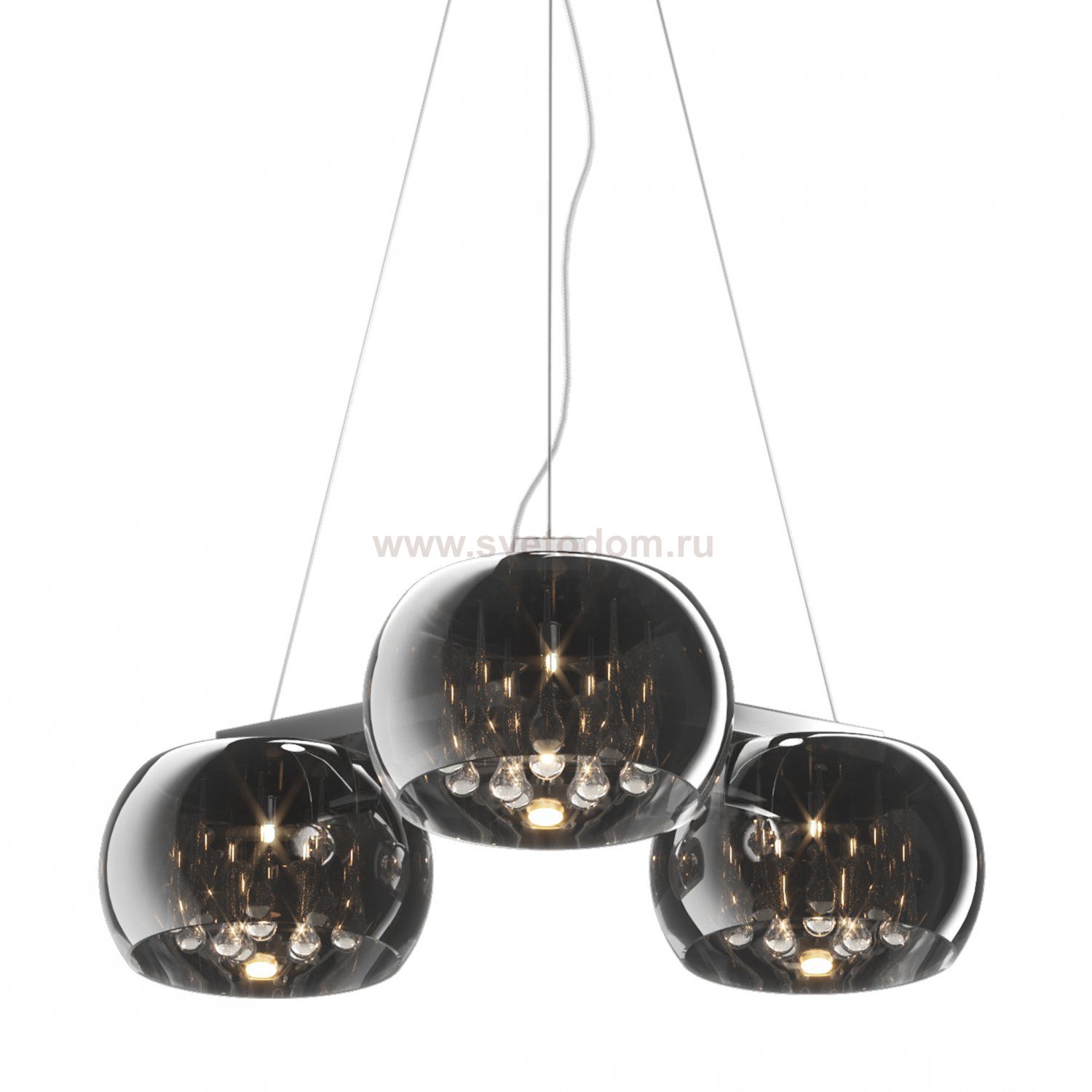 Люстра подвесная Zumaline CRYSTAL P0076-03R-F4FZ