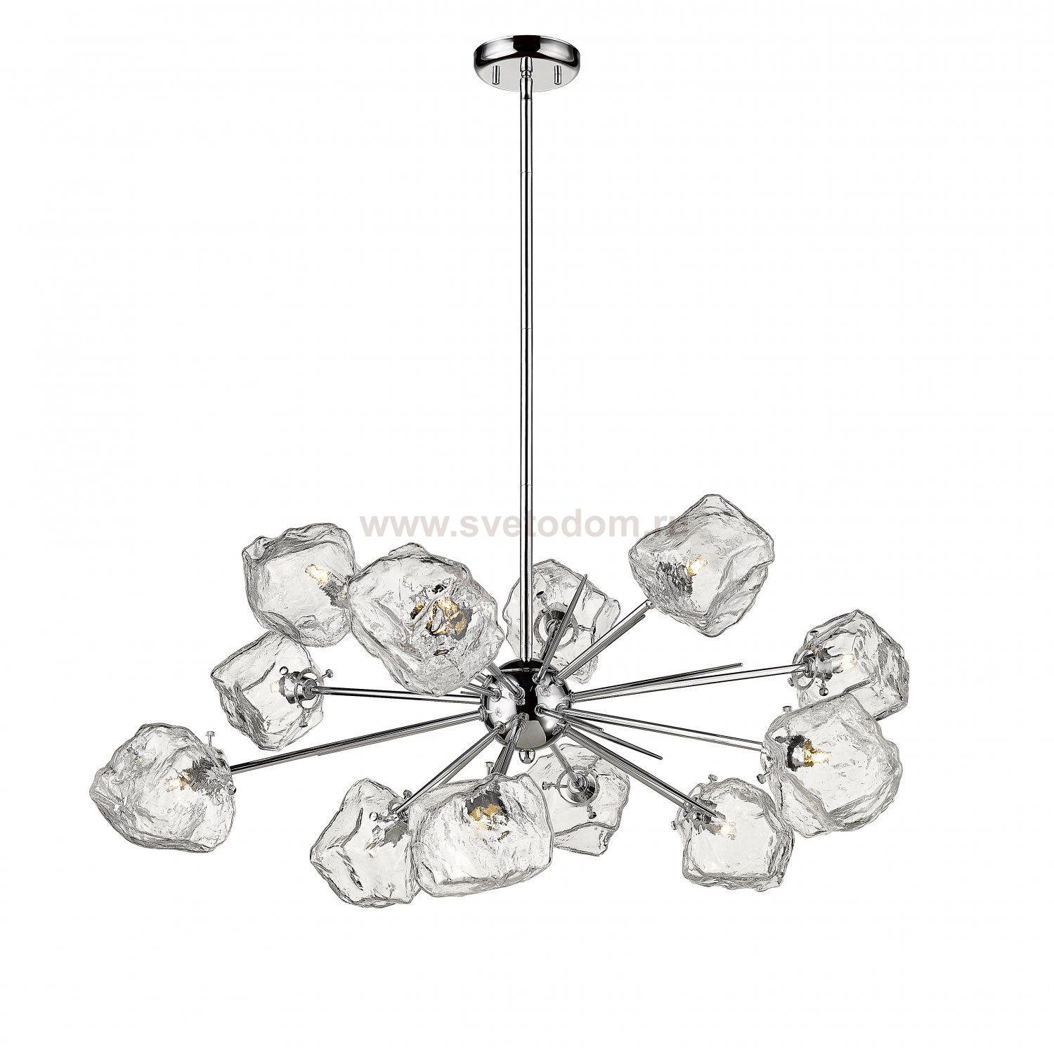 Люстра подвесная Zumaline ROCK P0488-12P-F4AC