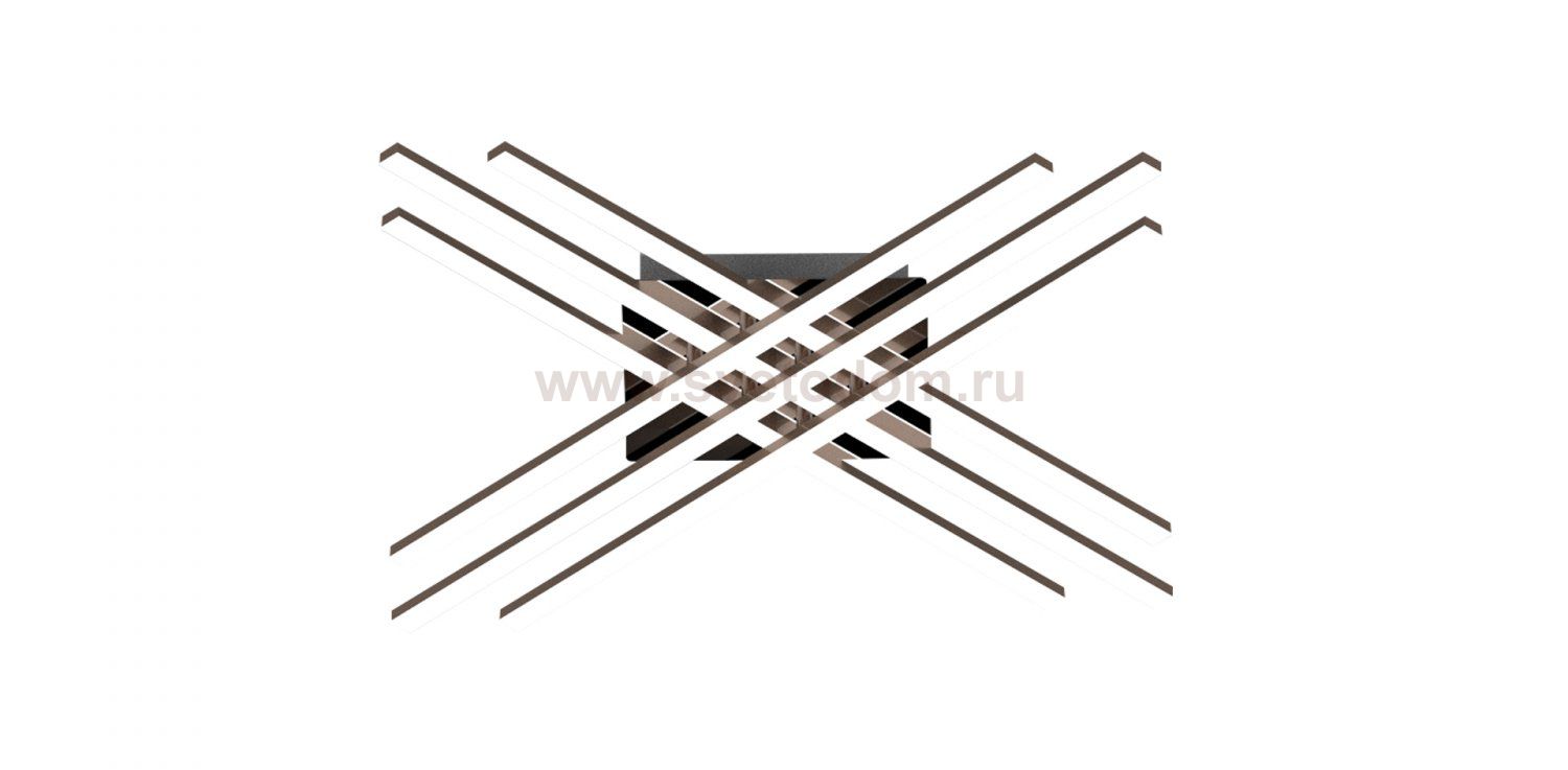 Светильник потолочный Zumaline CROSS PL99829-6