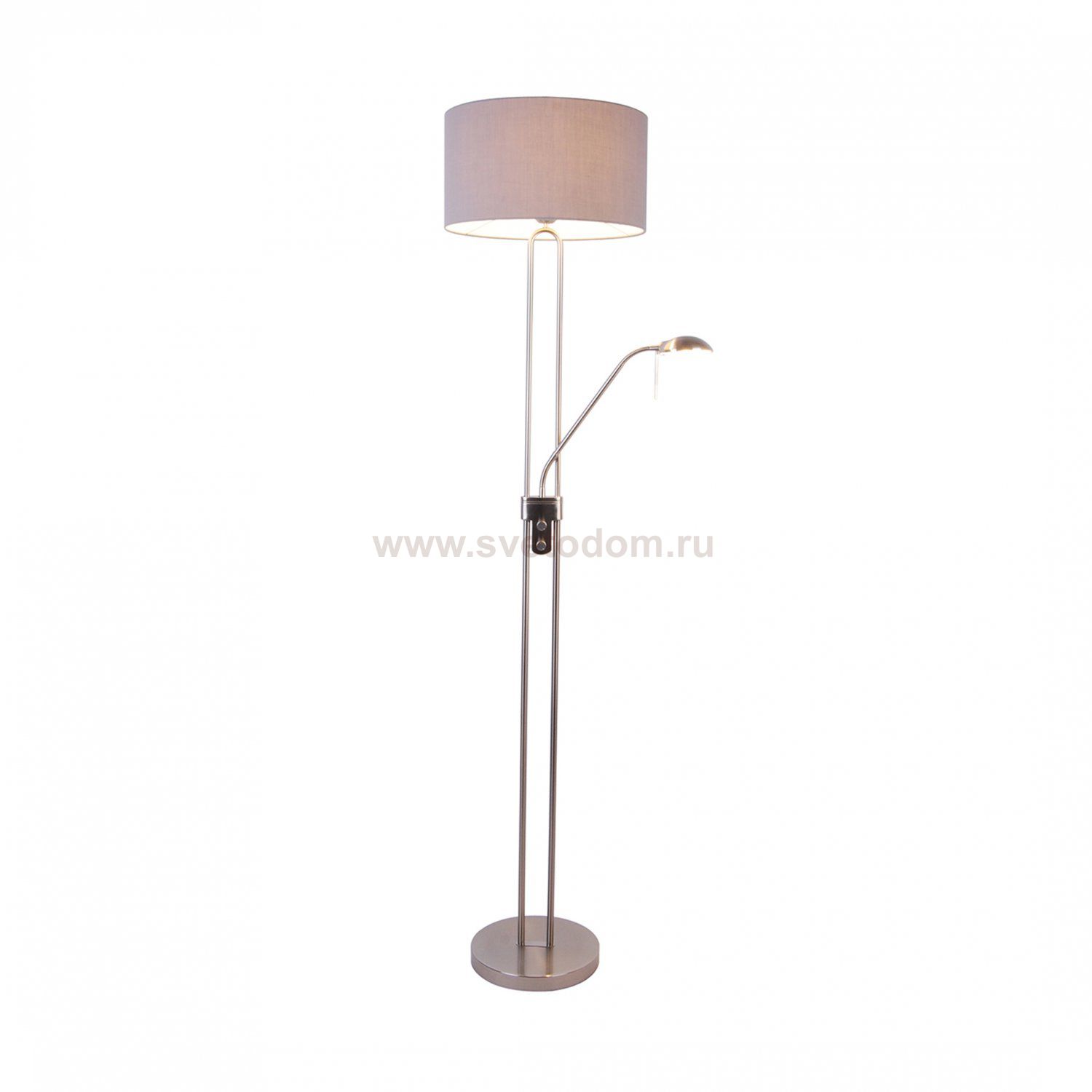 Торшер Zumaline PEDRO SL570-2-SS+GR