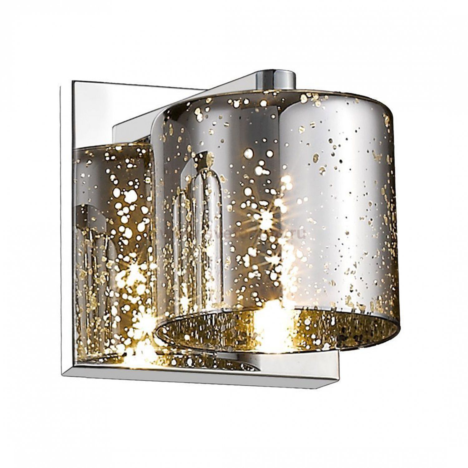 Светильник настенный Zumaline PIOLI W0369-01A-B5GR (silver with dots)