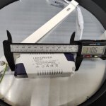 Светильник светодиодный 34W черный Maytoni C032CL-L43B4K