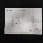 Светильник бра поворотный с контурной подсветкой Maytoni C176-WL-01-6W-W ios 176