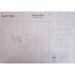 Бра Maytoni C815WL-L12W4K 405мм хол Everett