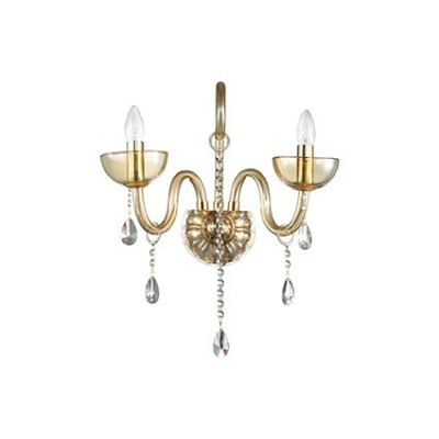 Светильник бра Ideal Lux CANALETTO AP2 AMBRA