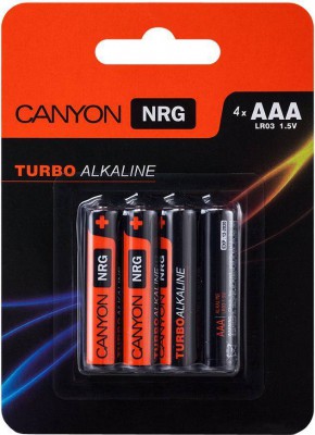 

Щелочная батарея, CANYON AAA 10шт