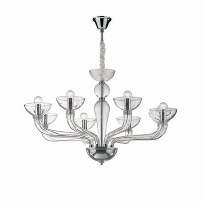 

Люстра Ideal lux CASANOVA SP8 TRASPARENTE (44255, CASANOVA SP8 TRASPARENTE