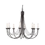Люстра Natural concept CB8 BLACK CARISBROOKE