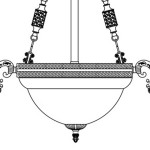 Плафон чаша к светильнику A1032LM-6-3WG Arte lamp DELIZIA 300мм