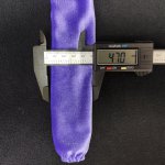 Чехол для люстры бархатный сиреневый 0,7м