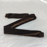 Чехол для люстры бархатный коричневый (шоколадный) 0,7м