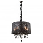 Чехол для люстры бархатный черный 0,7м