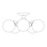 Люстра потолочная Citilux CL102154 Томми