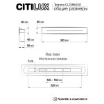 Светильник настенный Citilux CL238640 Тринити