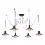 Люстра подвесная паук на 6 ламп Citilux CL451062 Эдисон