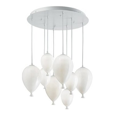 

Люстра Ideal lux CLOWN SP8 BIANCO (100883, CLOWN SP8 BIANCO