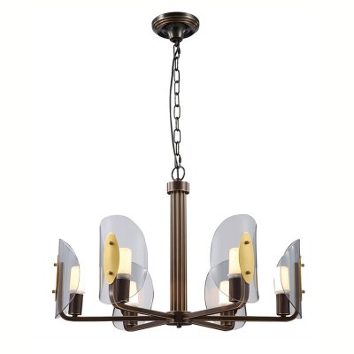 Люстра Cloyd ELAND C6 / D74 см - цвет кофе (арт.10049)