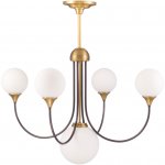 Люстра Cloyd GERM C5 / D76 см - латунь/черн. (арт.10123)