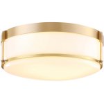 Потолочный светильник Cloyd SATTER FM3 / D39 см - латунь (арт.10193)