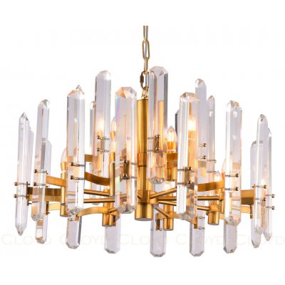 Люстра Cloyd ESTRADA C12 / D65 см - латунь темная (арт.10273)