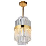 Подвесной светильник Cloyd BROTIGAN-A P4 / D20 см - золото (арт.10278)