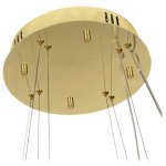 Люстра Cloyd GANIMED C1 / D59 см - никель черн./золото (арт.10355)