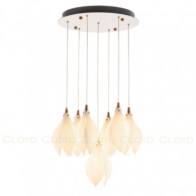 Люстра Cloyd MANGRA-A C7 / D39 см - керамика - белый (арт.10364)