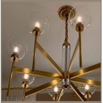 Люстра Cloyd CASSADY-B C8 / D87 см - латунь (арт.10380)