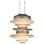 Подвесной светильник Cloyd GEFEST P2 / выс. 18 см - серебро сусальн. (арт.10388)