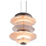 Подвесной светильник Cloyd GEFEST P2 / выс. 18 см - серебро сусальн. (арт.10388)