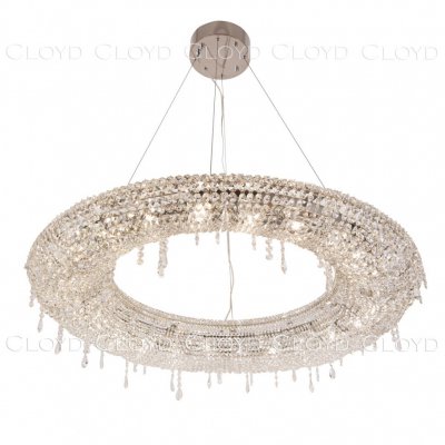 Люстра Cloyd HAYAO C24 / D100 см - хром (арт.10395)