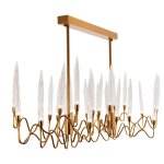 Люстра Cloyd ZOAR C26 / L120 см - латунь (арт.10407)