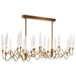 Люстра Cloyd ZOAR C26 / L120 см - латунь (арт.10407)