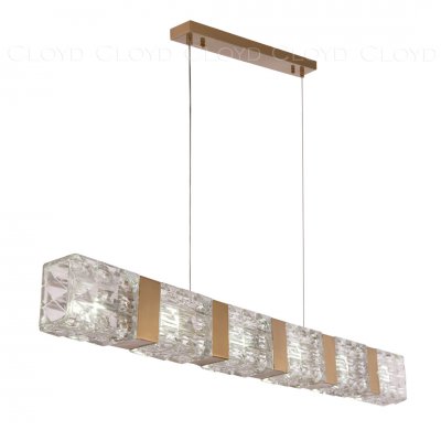 Подвесной светильник Cloyd CORUND P6 / L см - латунь (арт.10410)