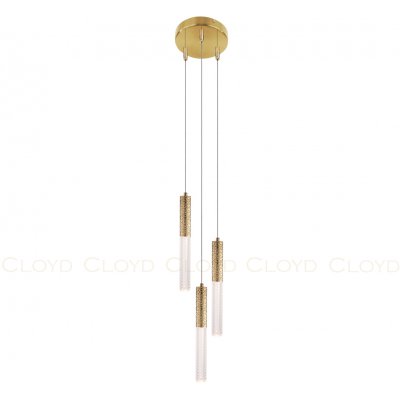 Подвесной светильник Cloyd FAGOTT P3 / выс. 150 см - золото (арт.10414)