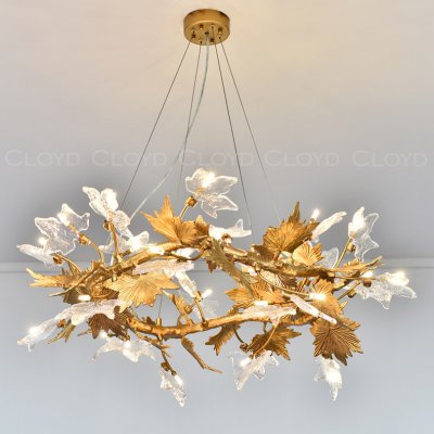 Люстра Cloyd BUCOLICA C10 / D60 см - латунь (арт.10426)