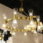 Люстра Cloyd JARROW C16 / D78 см - латунь (арт.10437)