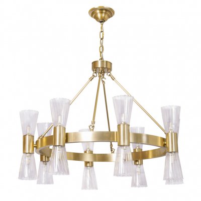 Люстра Cloyd JARROW C16 / D78 см - латунь (арт.10437) Люстра Cloyd JARROW C16 / D78 см - латунь (арт.10437)