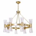 Люстра Cloyd JARROW C16 / D78 см - латунь (арт.10437)