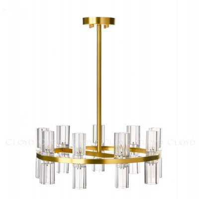 Люстра Cloyd RECOLE C18 / D55 см - латунь (арт.10463)