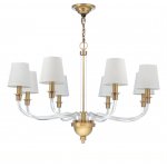 Люстра Cloyd INSIGNIA C8 / D96 см - латунь (арт.10474)