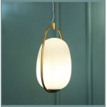 Подвесной светильник Cloyd MONADA-A P1 / выс. 30 см - латунь (арт.10517)