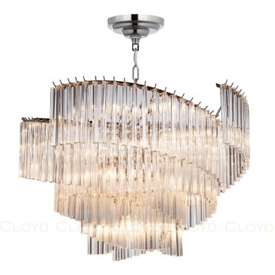 Люстра Cloyd EVOLUTE C18 / D80 см - хром (арт.10572)