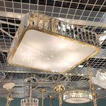 Потолочный светильник Cloyd AGRIUS FM6 / шир. 45 см - квадрат (арт.10590)