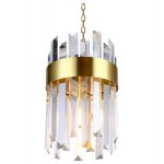 Подвесной светильник Cloyd CONSORT-A P1 / D21 см - латунь (арт.10596)